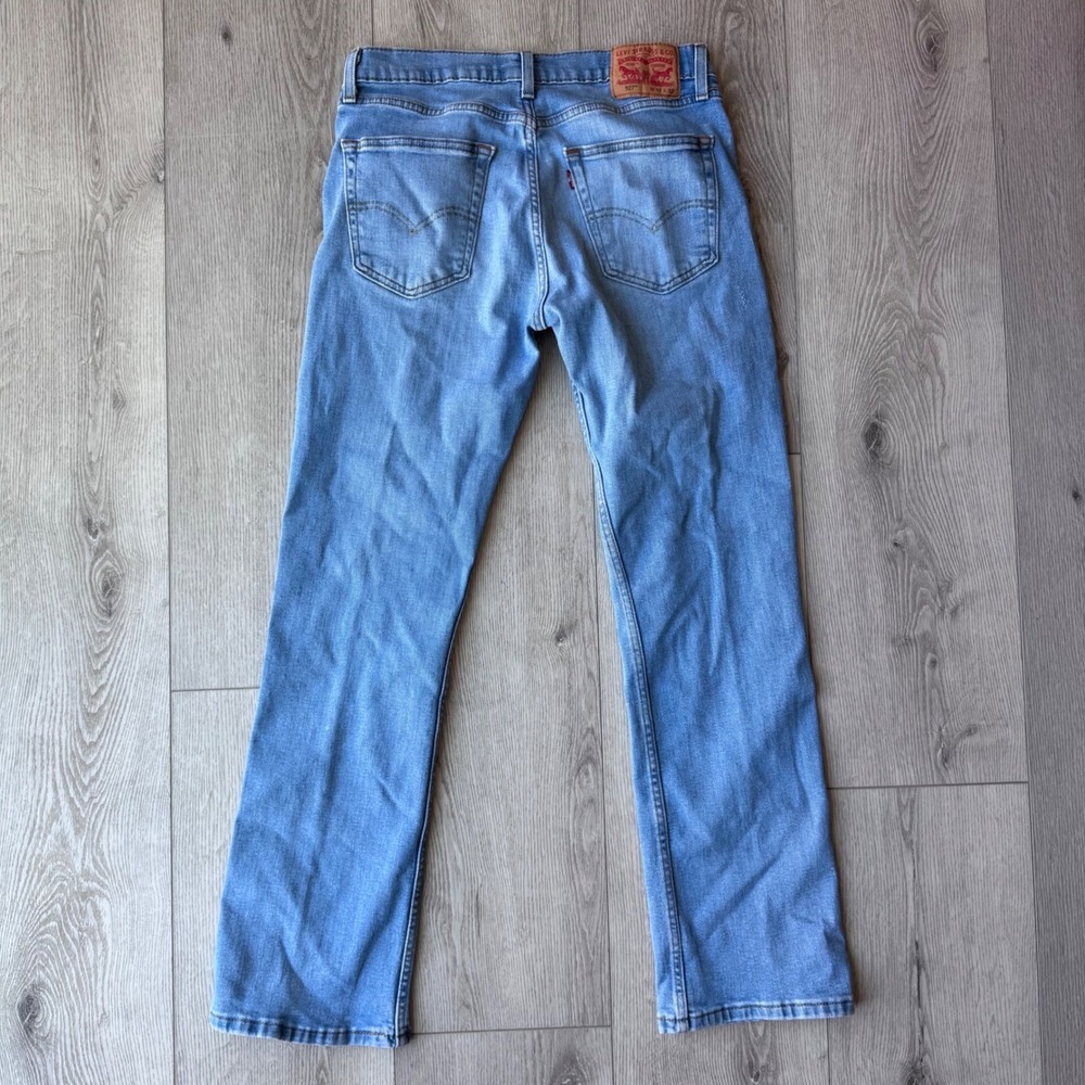 Levis 527 Slim Bootcut Jeans Mens 32x32 Light Wash Blue Denim 05527-0591